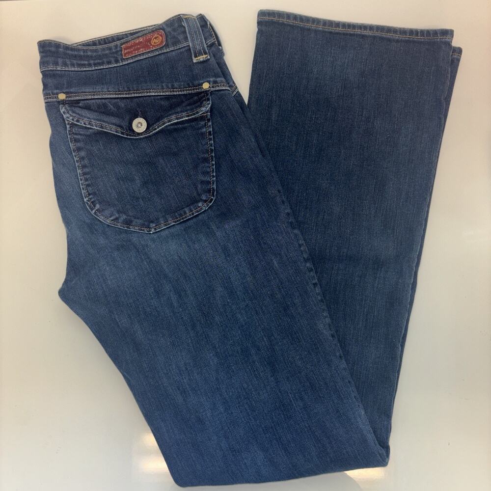 Pilcro Blue Flare & Wide Leg Jeans